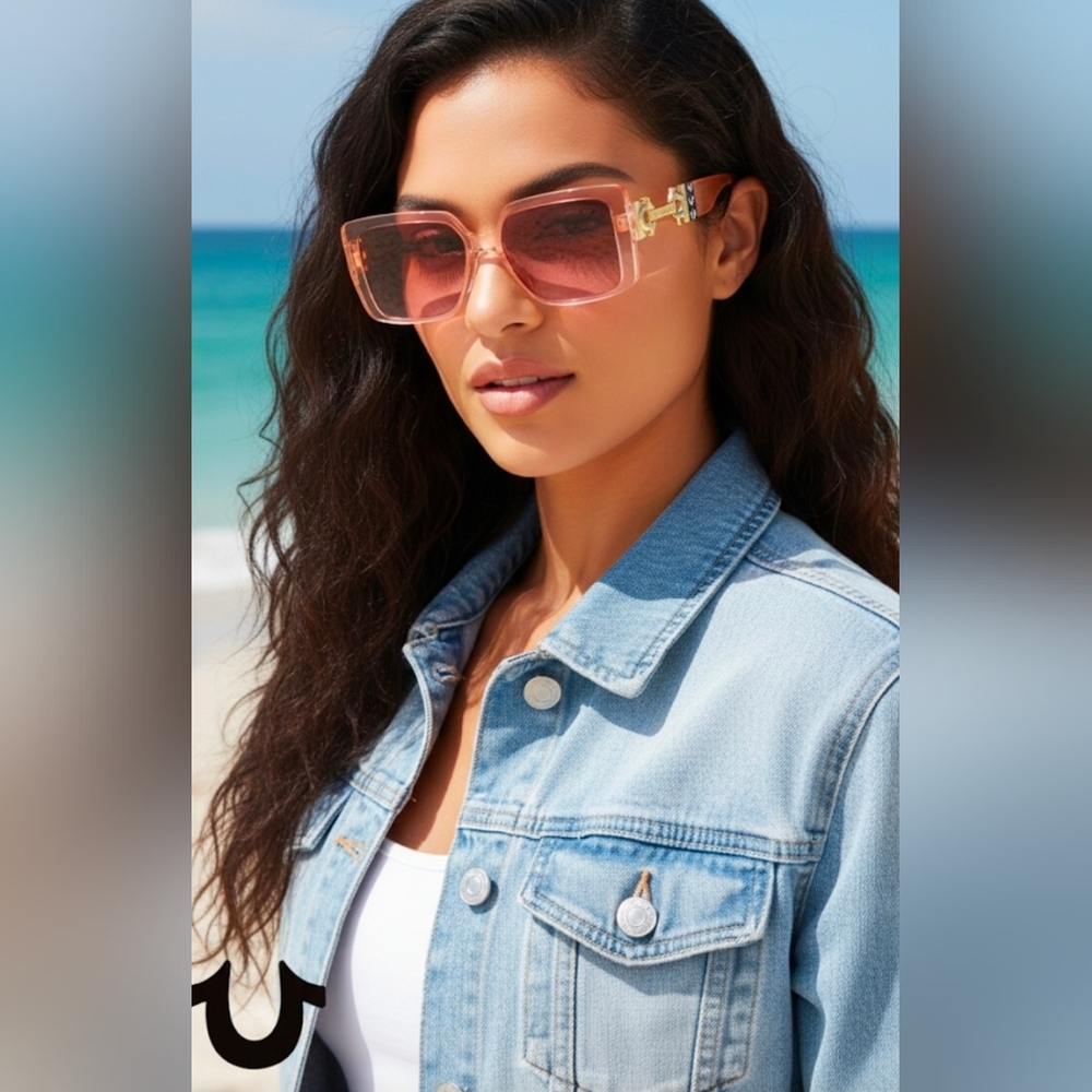 True Religion Square Frame Sunglasses